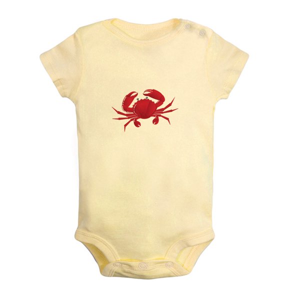 Hold Me Funny Rompers For Babies, Animal Crab Pattern Jumpsuit, Newborn Baby Unisex Bodysuits, Infant Jumpsuits, Toddler 0-24 Months Kids One-Piece Oufits