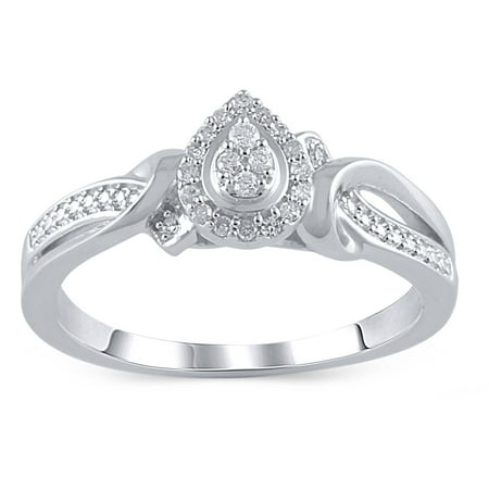 Hold My Hand 1/10 Carat T.W. Diamond Sterling Silver Promise Ring