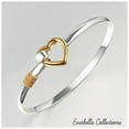thumbnail image 1 of Hold My Heart Gold And Silver Polished Bracelet, 1 of 1