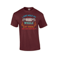 thumbnail image 1 of Hold My Rod Wiggle My Worm Funny Humorous Fisherman Outside Fishing Rod Bait  Short Sleeve Adult Mens Graphic T-Shirt-Maroon-xl, 1 of 1