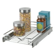 Hold N Storage Pull Out Heavy Duty Slide Out Pots and Pans Sliding Shelf Drawer Cabinet Organizer, Chrome