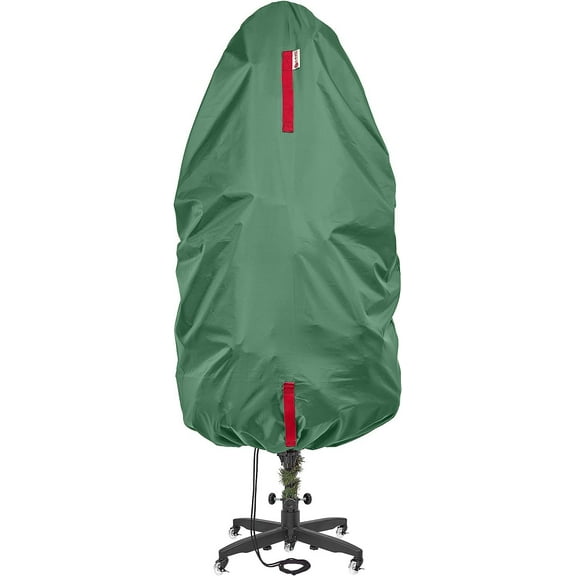 Hold N' Storage Upright Christmas Tree Storage Bag for Topiary and Holiday Tree up to 4 ft Tall - Green