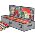 thumbnail image 1 of Hold N' Storage Wrapping Paper Storage Container. Fits up to 27 Rolls 1.37" Diam. Gray, 1 of 9