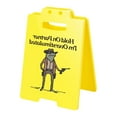 thumbnail image 1 of Hold on Partner I'm Overstimulated Desk Sign Funny Office Decor for Coworkers & Friends Mini Office Sign Foldable Tabletop Gag Gift for Boss Cubicle Therapy & Home A, 1 of 6