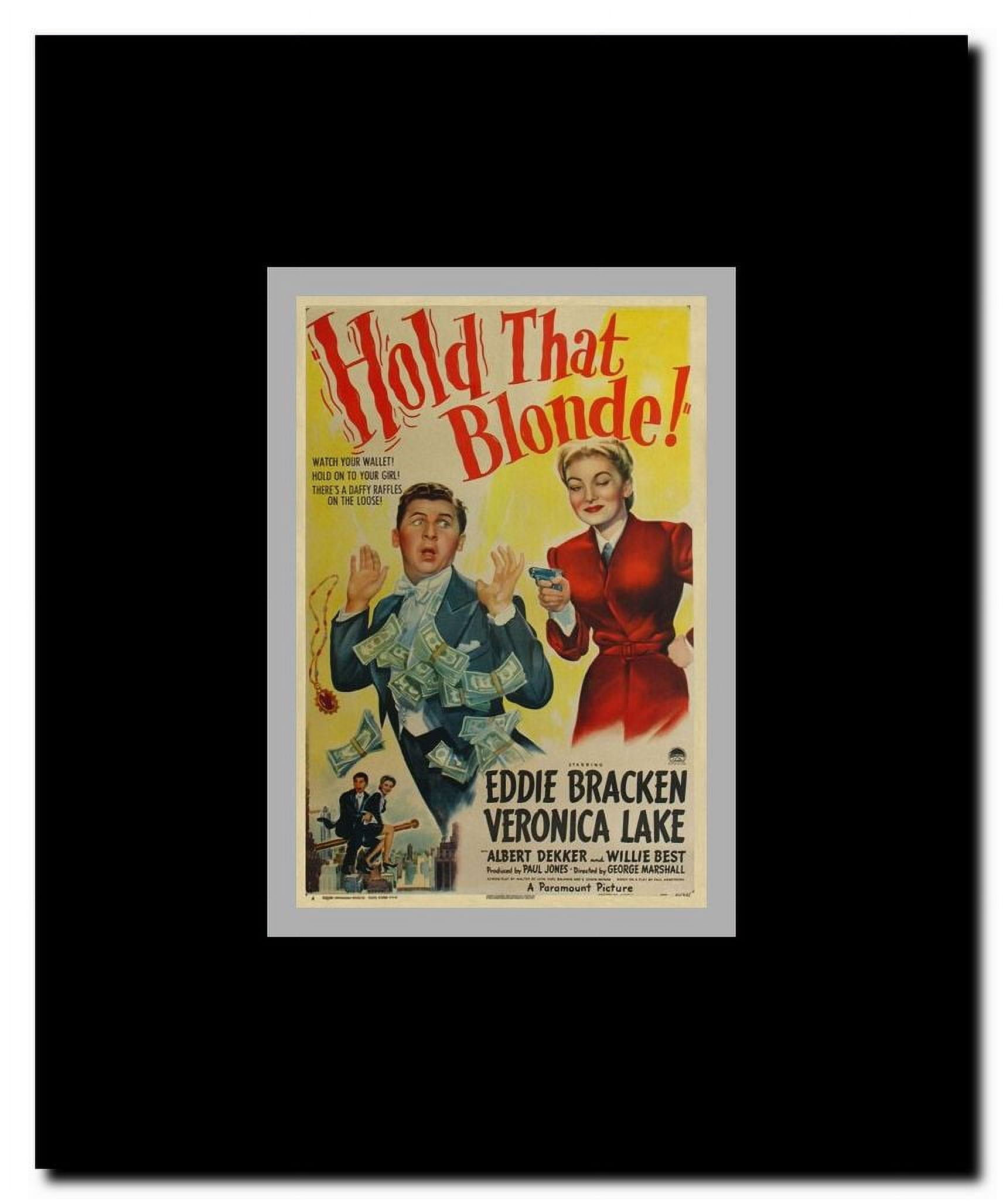 Hold That Blonde Framed Movie Poster