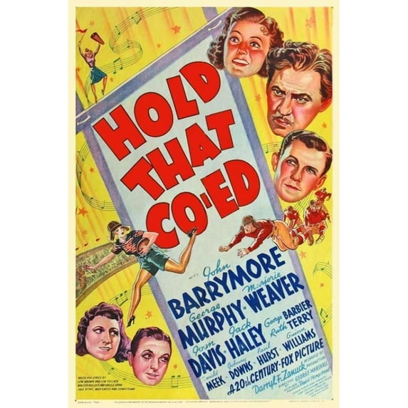 Hold That Co-ed Movie Poster (11 x 17) - Item # MOVIB44173