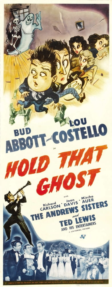 Hold That Ghost Canvas Art - (11 x 17)