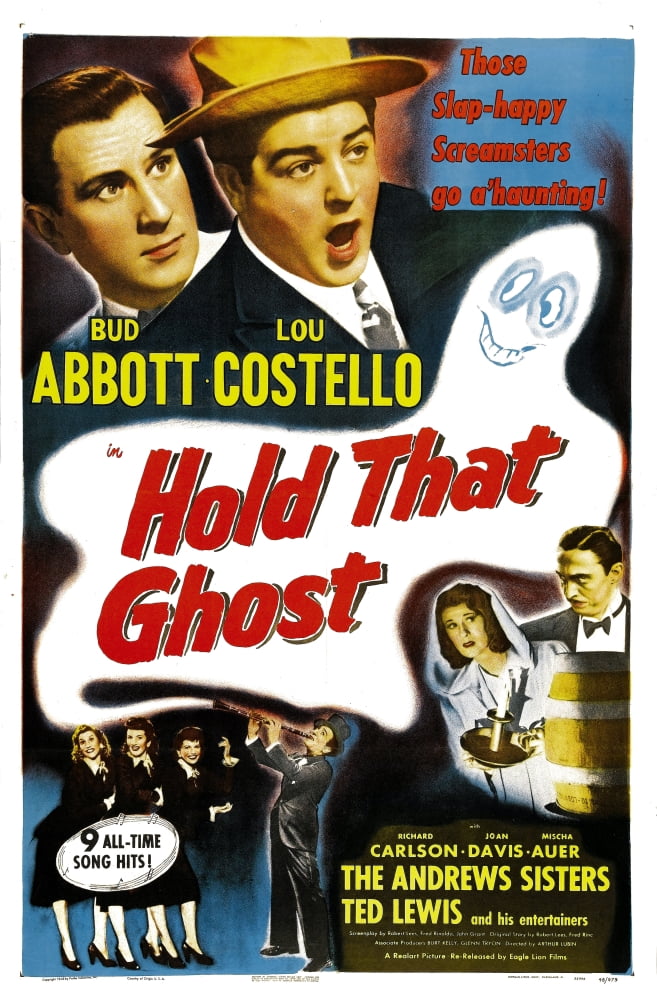 Hold That Ghost Canvas Art - (24 x 36)