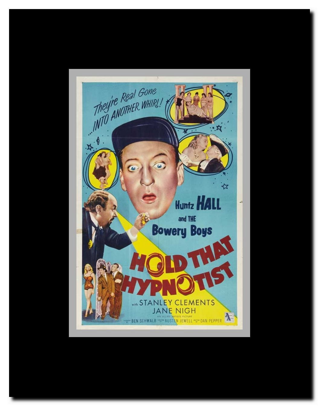 Hold That Hypnotist Framed Movie Poster