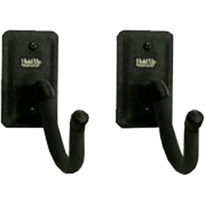 Hold Up Displays Slat Wall Horizontal Gun Rack Storage and Shotgun Hooks Store Any Rifle Shotgun and Bow, Heavy Duty Steel, Made in USA