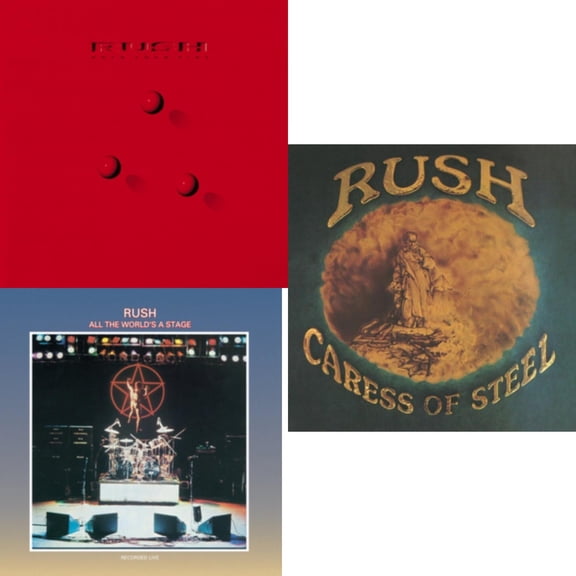 Caress Of Steel (180G/Dl Card) & All The World's A Stage (180G) & Hold Your Fire (180G) [LP Vinyl Bundle]