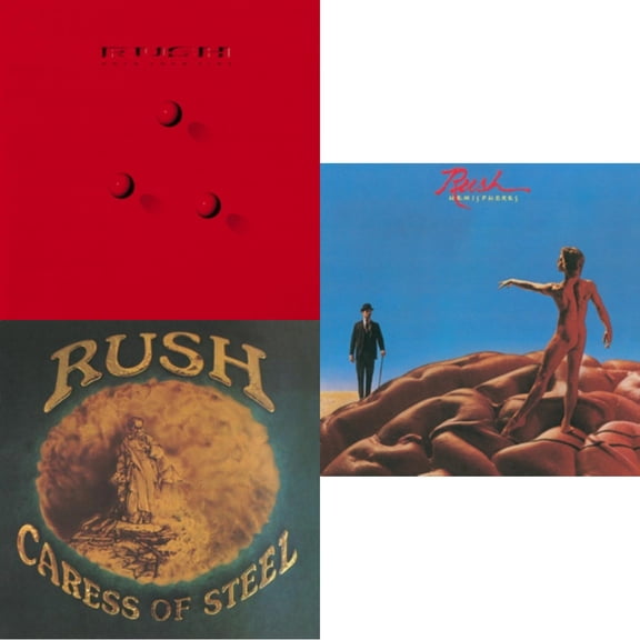 Caress Of Steel (180G/Dl Card) & Hemispheres (180G) & Hold Your Fire (180G) [LP Vinyl Bundle]