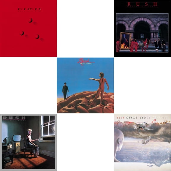 Hemispheres (180G) & Moving Pictures (180G LP Vinyl/Dl Card) & Grace Under Pressure (180G) & Power Windows (180G) & Hold Your Fire (180G)