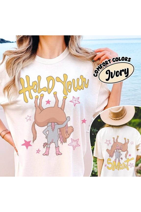 Hold Your Horse Shirt Smart Donkey Tee Funny Animal TShirt Humorous Gift For Animal Lovers