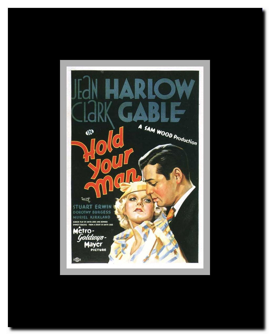 Hold Your Man Framed Movie Poster