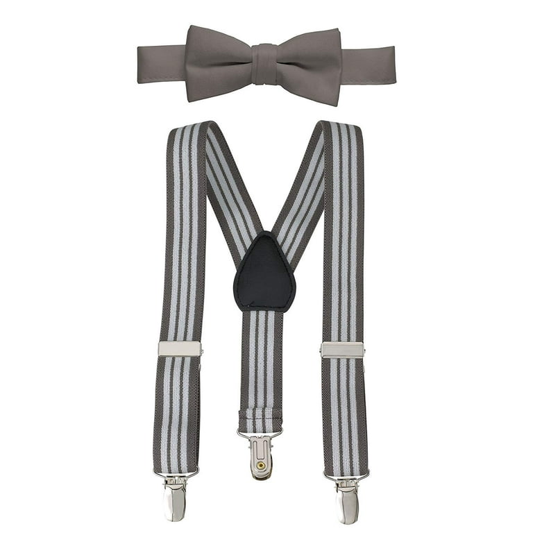 Banana Striped Satin Kids Bow Tie Banana Striped Satin Kids Bow Tie