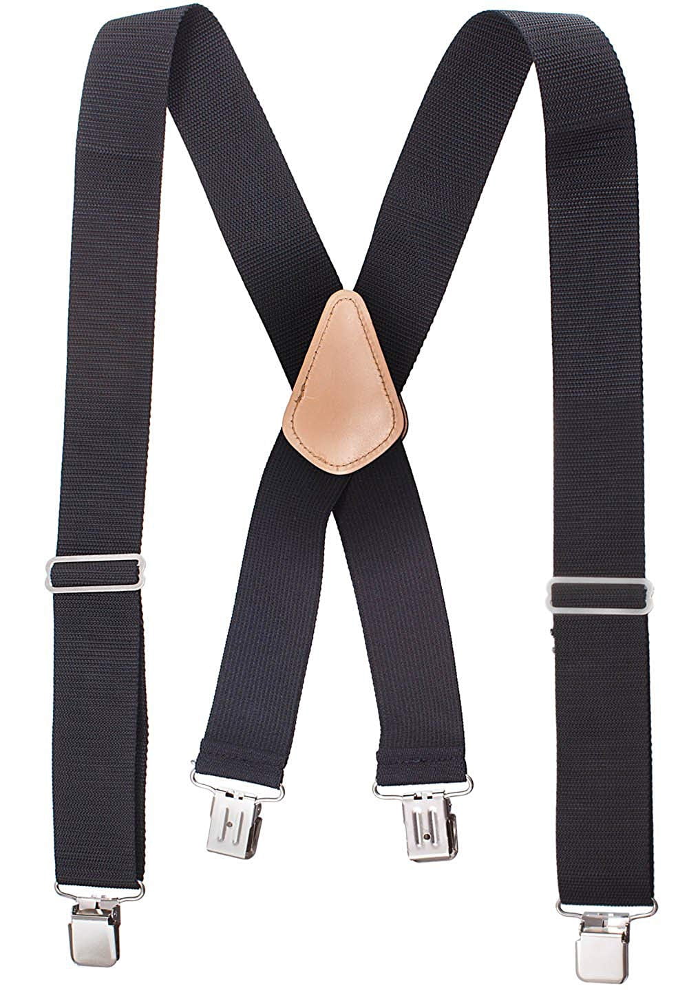 Hold’em Heavy Duty Work Suspenders - 2" Wide Adjustable for Adult Mens - Navy