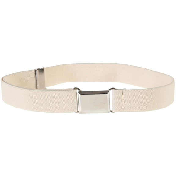 Hold'em Kids Toddler Elastic Adjustable Unisex Belts - Ivory
