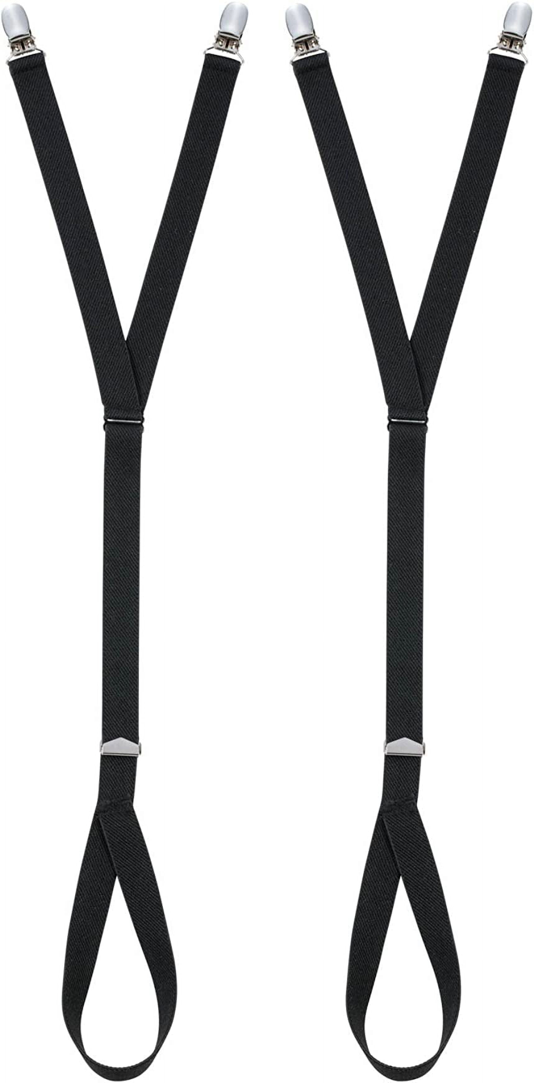 Hold'em Men Premium Shirt Stays Ultra Soft Elastic No Slip Metal Pin