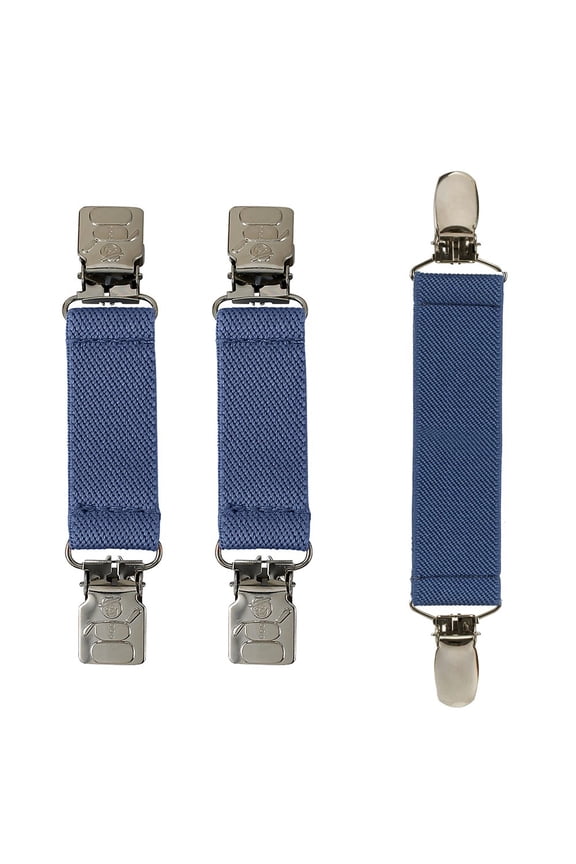 Hold’em Mitten & Hat Cap and Glove Clip Set for Toddler Kids - Denim