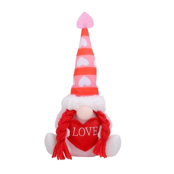 Hold an envelope doll figurine, Gnome Doll Handmade Scandinavian Gnome Figure with Felt Hat and Beard, Christmas Gnome Decor for Home, Shelf, and Nordic Holiday Décor