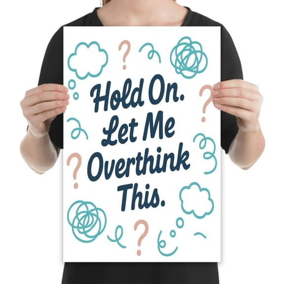 Minimalist Typography Poster - Wall Decor for Therapy Office Gift