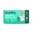 thumbnail image 1 of HoldOn Heavy-Duty Compostable 4-Gallon Small Bin Bags, 30 Count, 1 of 7