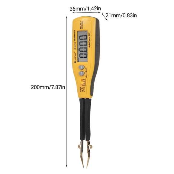 HoldPeak HP-4070C Handheld Smart SMD Tester Tweezers Resistor Capacitor Diode Continuity Intelligent Testing Clips with Relative Value