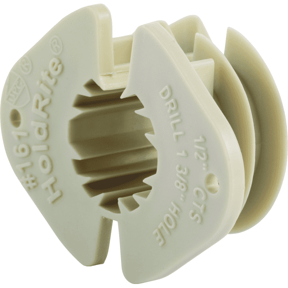 HoldRite CTS Plastic Nail-On Pipe Clamps - Pack of 2