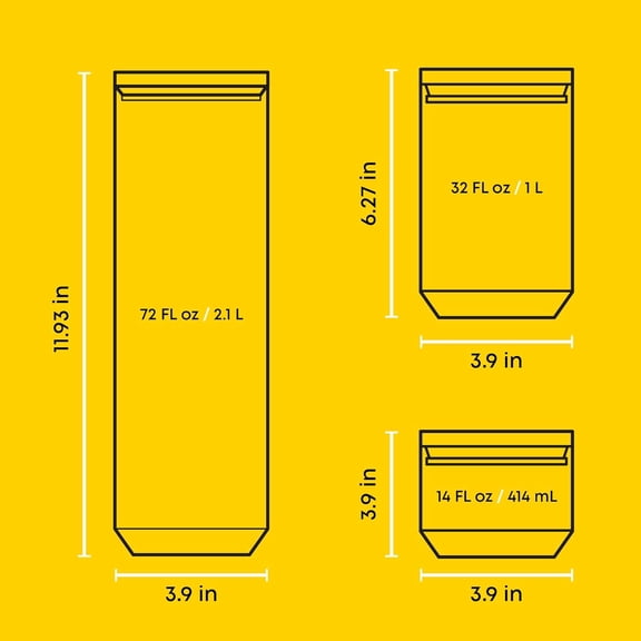 Holden 7-Piece Stackable Glass Storage Containers with Lids, Airtight Food Canister Set with Acacia Wood Lids, Round Stacking Pantry and Kitchen Containers for Pasta, Flour, Sugar, Coffee