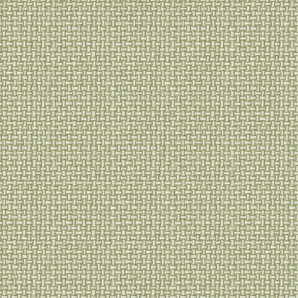 Green Basket Weave Non-pasted Wallpaper 396 in x 20.8 in