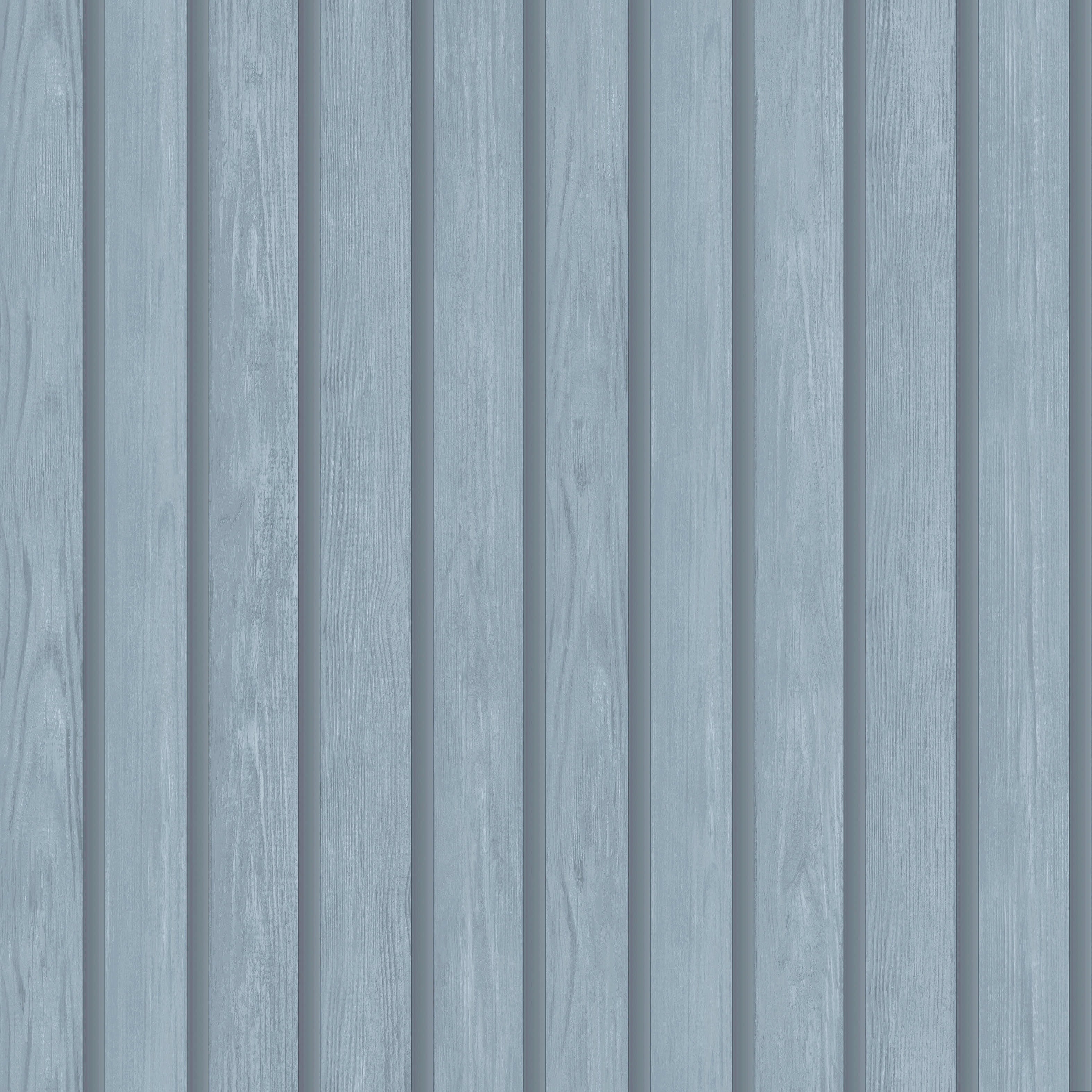 Holden Decor Pastel Blue Wood Slat Non-Pasted Wallpaper (Covers 56 sq. ft)
