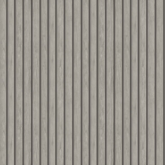 Holden Decor Wood Slat Grey Non-Pasted Wallpaper (Covers 56 sq. ft.)
