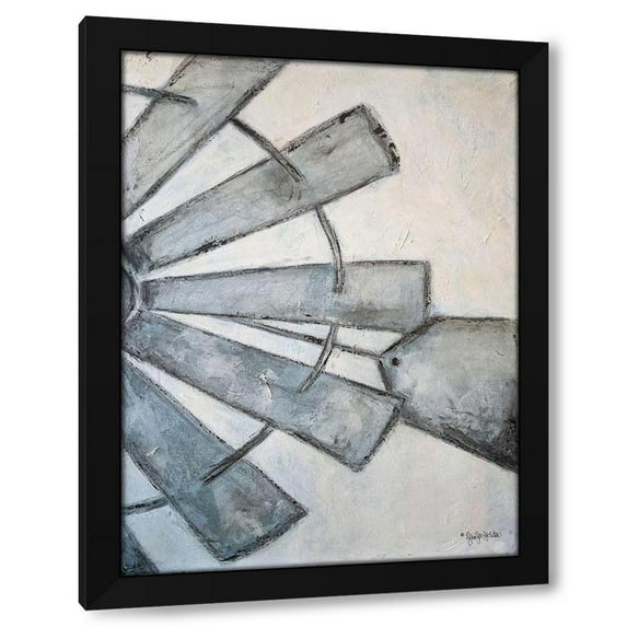 Jennifer Holden 12x14 Black Modern Wood Framed Wall Art Titled - Watering Time