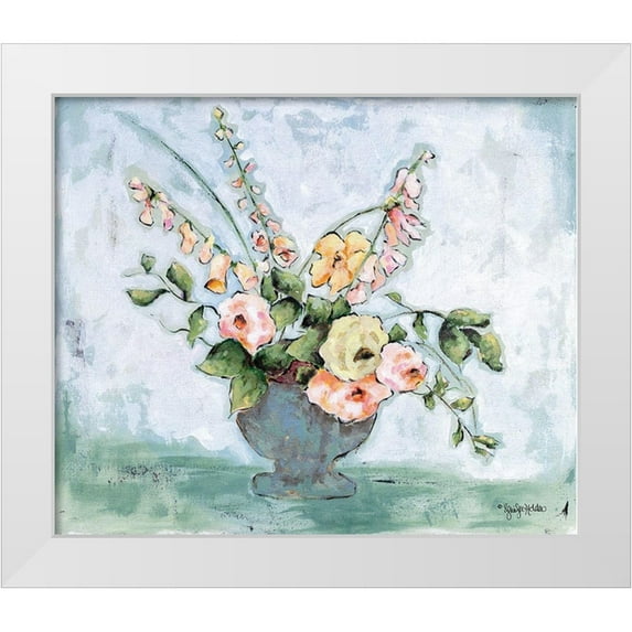 Holden, Jennifer 14x12 White Modern Wood Framed Museum Art Print Titled - Let Your Faith Blossom