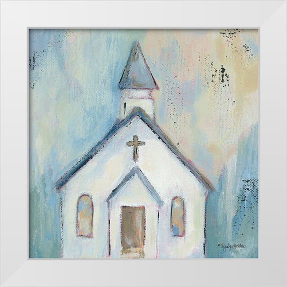 Holden, Jennifer 20x20 White Modern Wood Framed Museum Art Print Titled - Sunday Morning