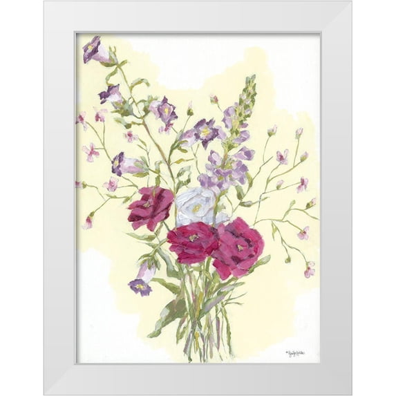 Holden, Jennifer 25x32 White Modern Wood Framed Museum Art Print Titled - Full Bloom