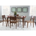 thumbnail image 1 of Holden Mid-Century Modern 5-Piece Dining Set, Brown, 1 of 13