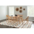 thumbnail image 1 of Holden Mid-Century Modern 7-Piece Dining Set, Natural, 1 of 11