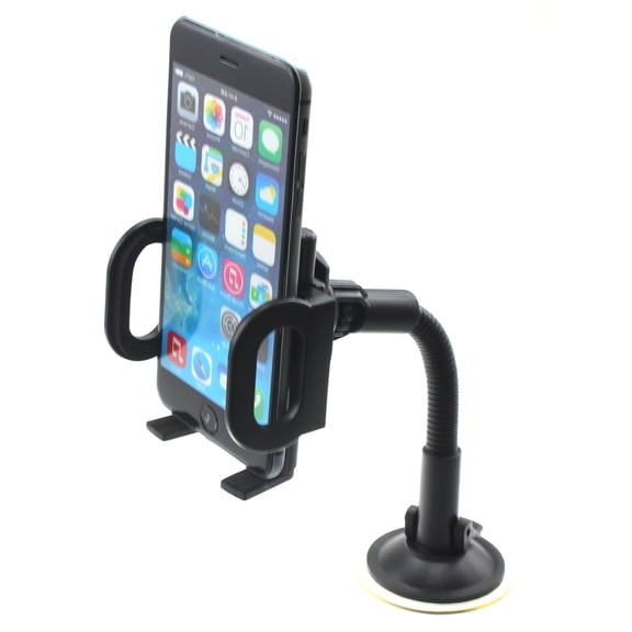 Holder Car Mount for Cricket Outlast 5G, Ovation 3, Magic 2 5G - Windshield Cradle Swivel Dock Suction