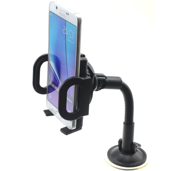 Holder Car Mount for Samsung Galaxy S24 Ultra/Plus - Windshield Cradle Swivel Dock Suction
