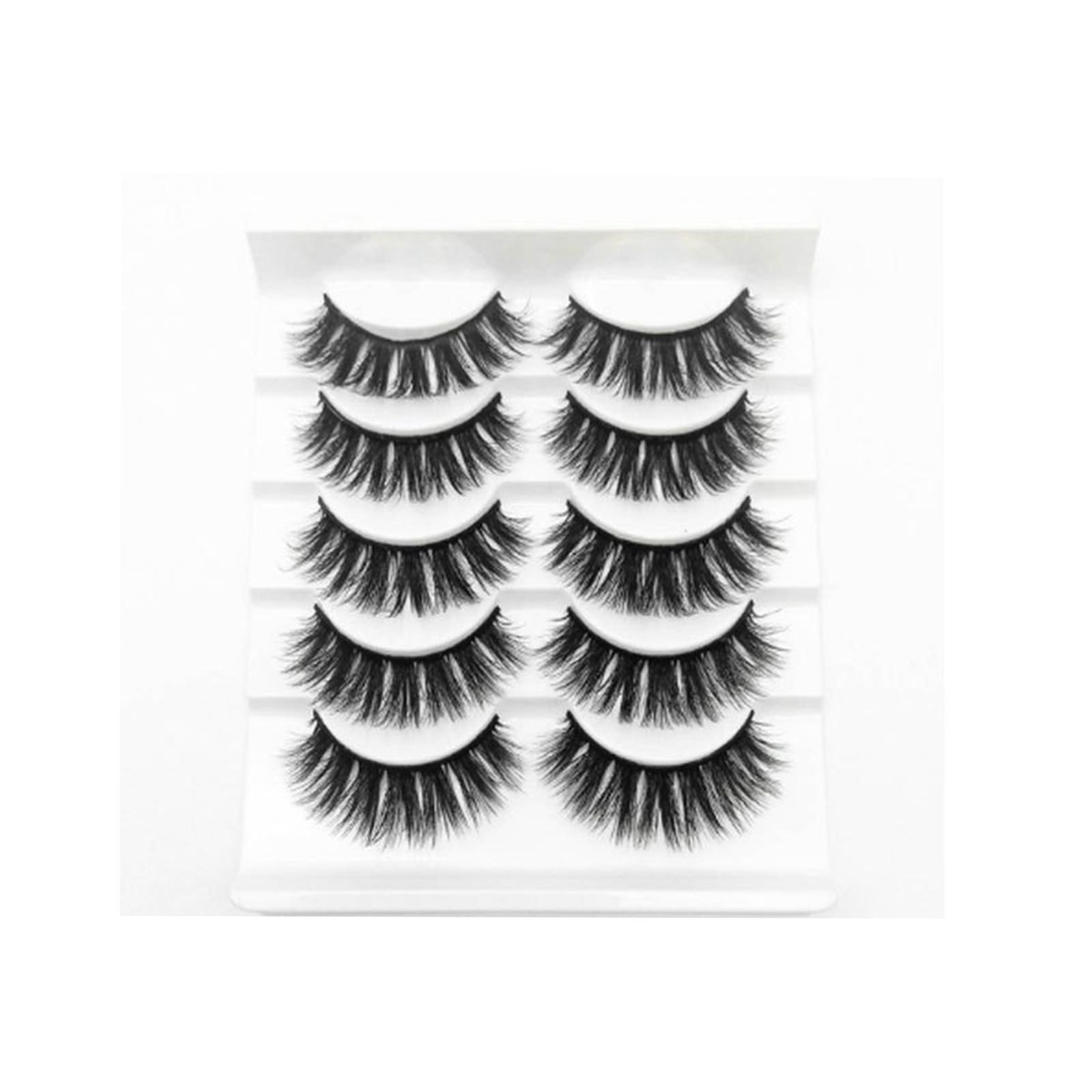 Holder Case False Lashes Natural Long Real Lashes Eyelashes 25mm Book