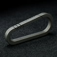 thumbnail image 1 of Holder Keychain Key Light Weight Mini Accessories Backpack Carabiner Hanging Outdoor Rust-proof Titanium Alloy, 1 of 6