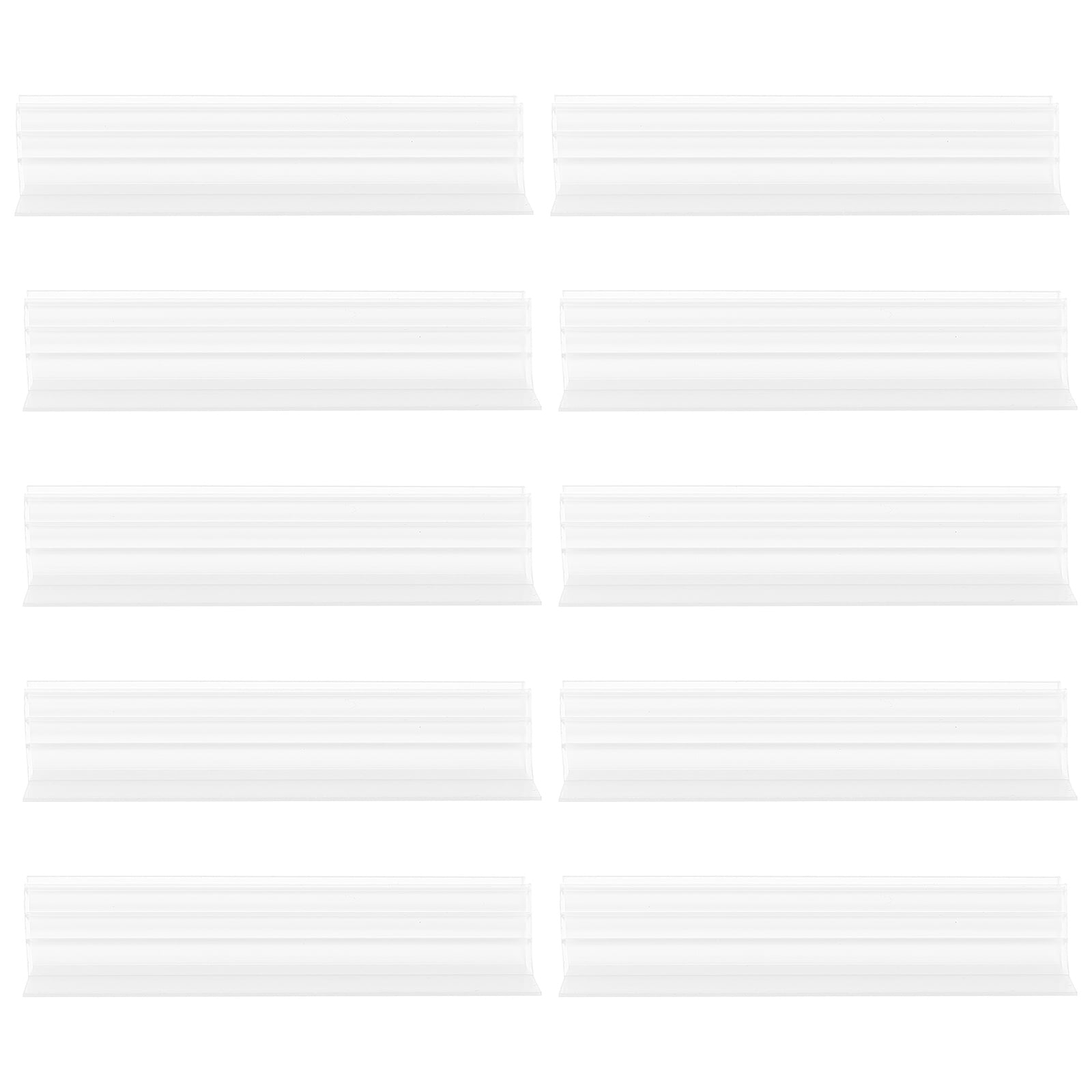 Holder Label Shelf Wire Clear Price Tag Holder Rack Sign Wood Holders