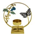thumbnail image 1 of Holder Metal Candlestick Unique Lamp Shape Desk Candlelight For Sophisticated Home Decors, 1 of 9