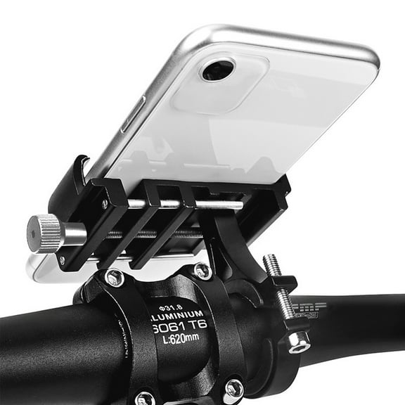 Holder  Mobile Phone Mount Aluminium Motorcycle Scooter Handlebar Phone Holder For 3.0 - 6.8 Inches Smartphone Mount Bracket