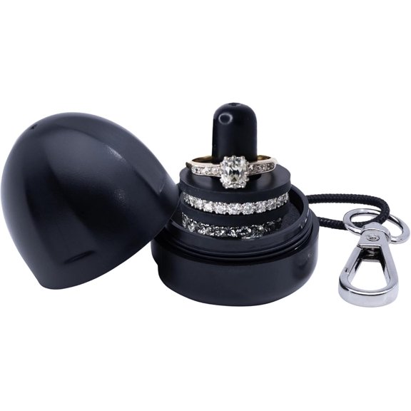 Holder , Organizer and Storage, Portable Holder, Box Container, Gym Accessory, and Travel Case (Black Onyx)