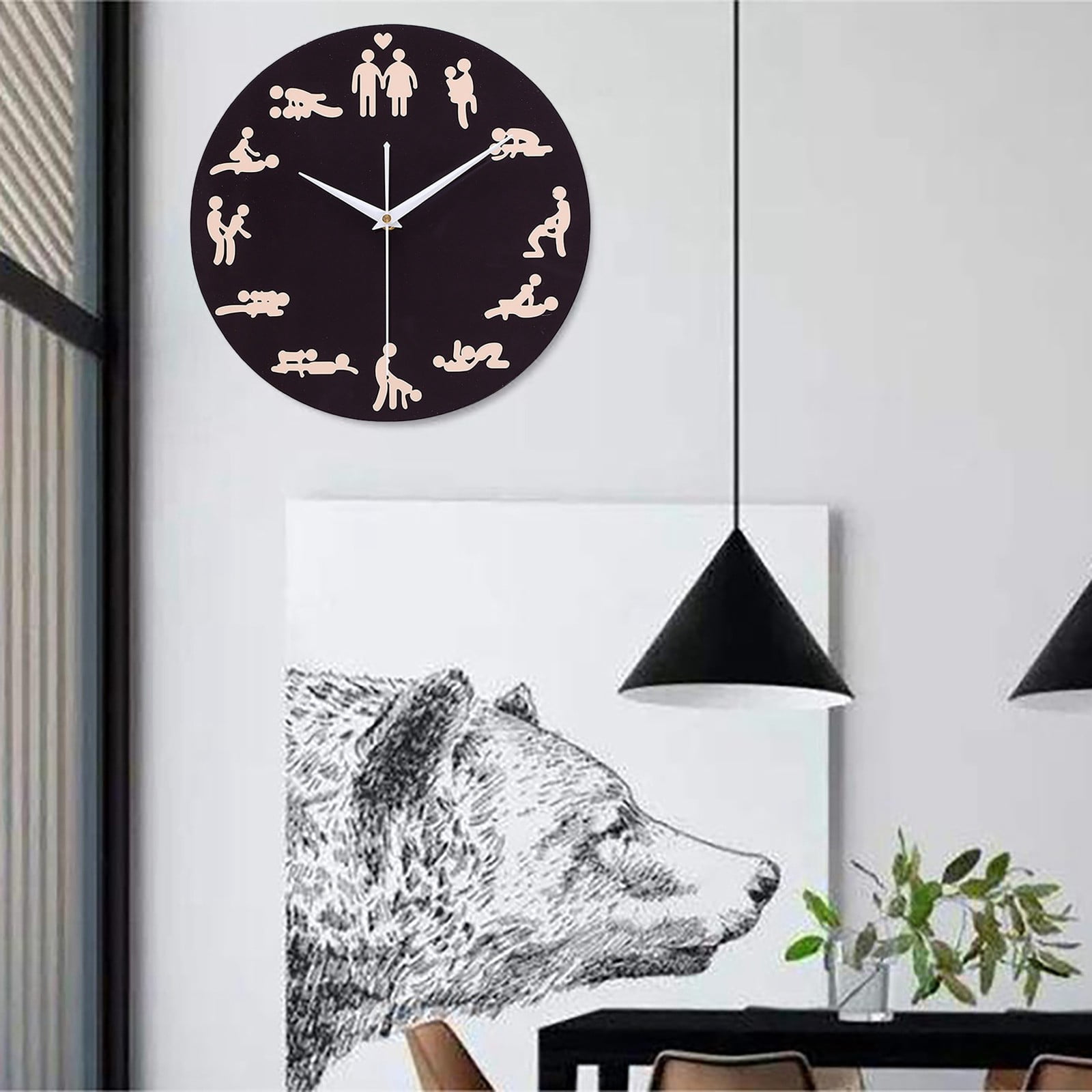 Holder for Stones Display Digital Watch Kids Room Countdown Clock Large