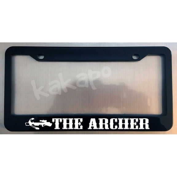 Holder for License Plate License Plate Holder for The Archer Glossy Black License Plate Frame Holder for Car License Plate