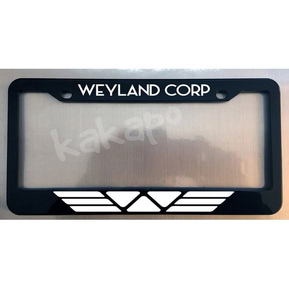 Holder for License Plate License Plate Holder for Weyland Corporation Alien Black License Plate Frame Holder for Car License PlateAlien Fans
